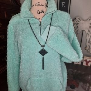 Cute Fuzzy Sweater-XL